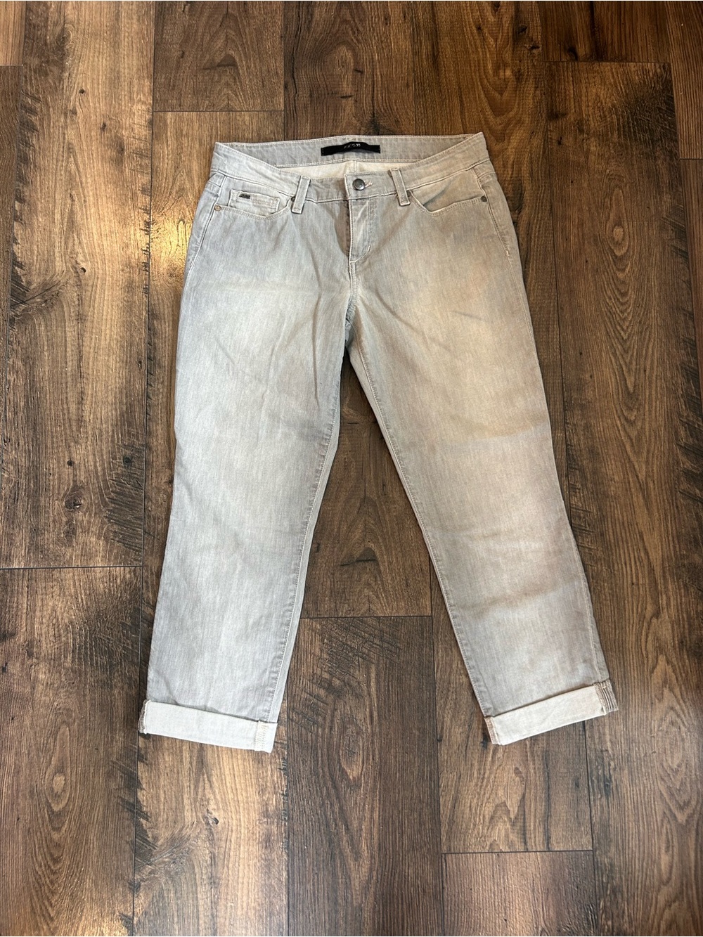 Joe's Jeans Women's Light Gray Cropped Ankle Jeans